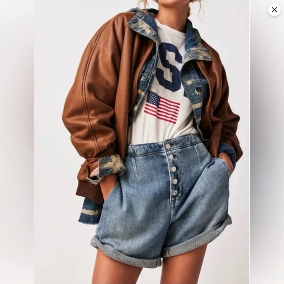 Free People | Osaka Relaxed Shorts - Picture 1 of 5